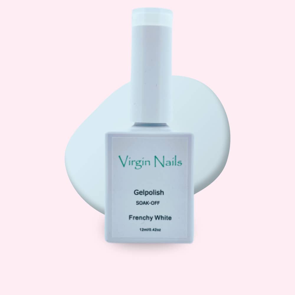 Virgin Nails Gelpolish "Frenchy White" HEMA vrij Virgin Nails Gelpolish "Frenchy White" HEMA vrij