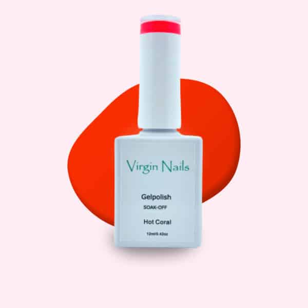 Virgin Nails Gelpolish "Hot Coral" HEMA vrij