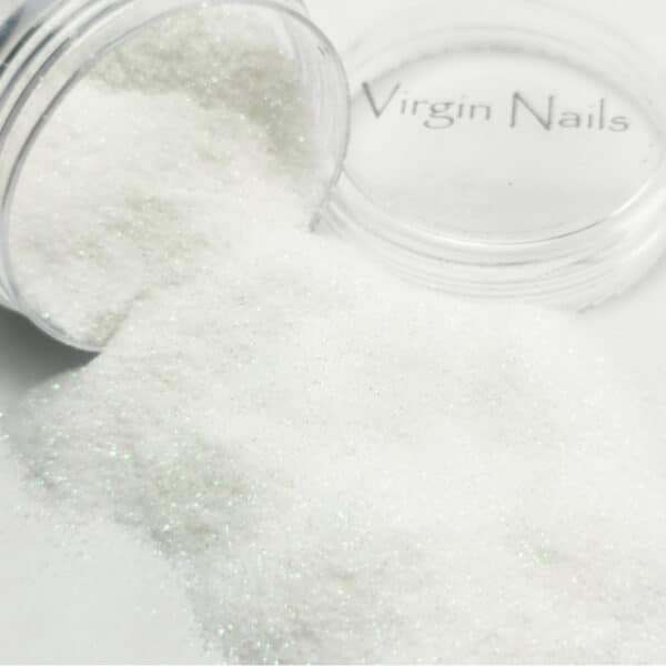 Virgin Nails Glitter Fine "White"