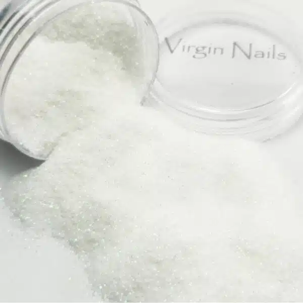 Virgin Nails Glitter Fine "White"