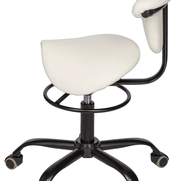 Virgin Nails Tabouret/Zadelkruk Wit