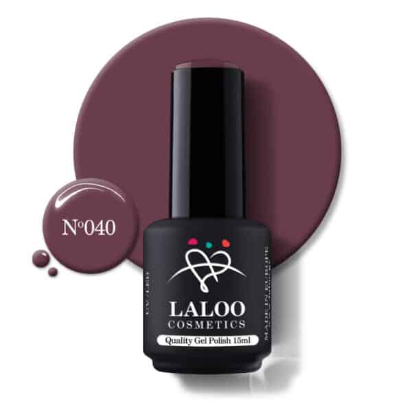 Laloo Gelpolish Brown Purple No.040 - 15ml