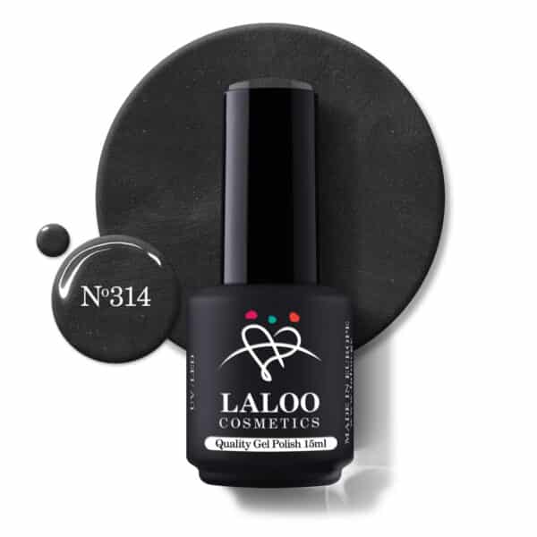 Laloo Gelpolish Holo Graphite Grey no.314 - 15ml