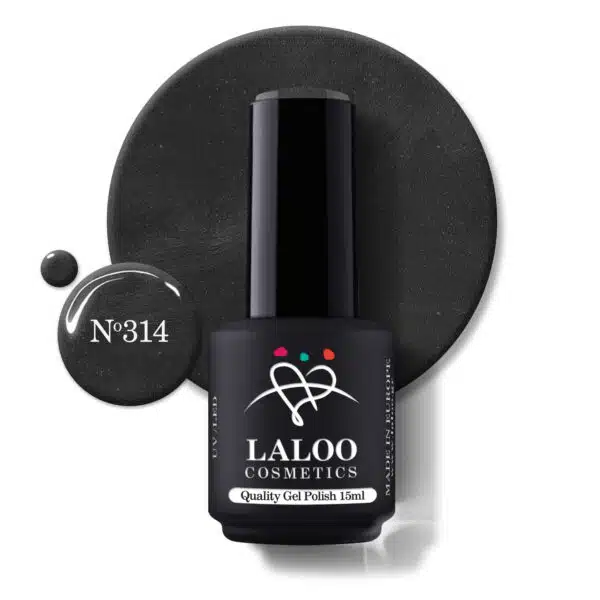 Laloo Gelpolish Holo Graphite Grey no.314 - 15ml