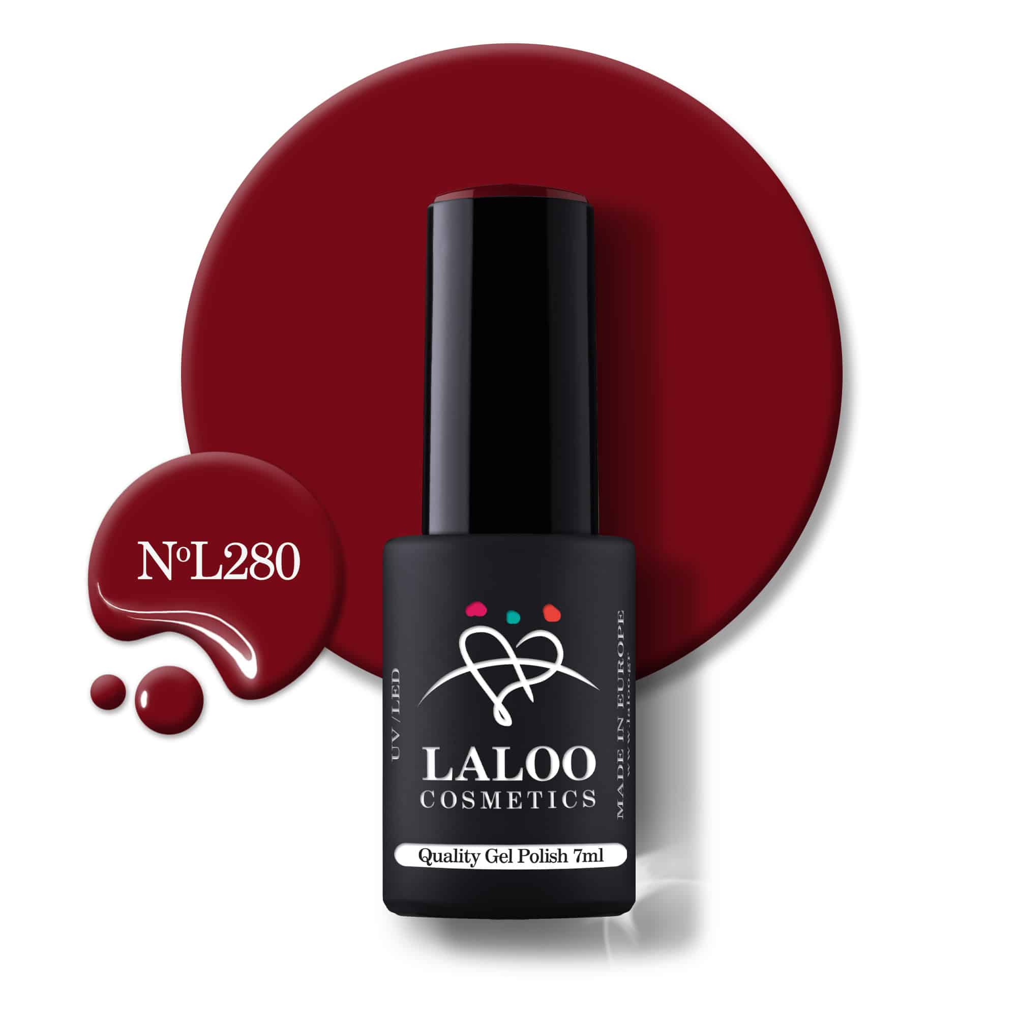 Laloo Gelpolish Red Wine no.280 - 7ml Laloo Gelpolish Red Wine no.280 - 7ml