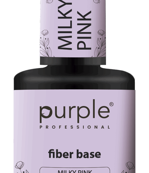 Purple Professional Fiber Base "Milky Pink" 15ml
