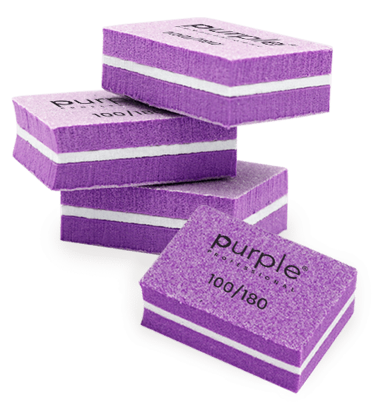 Purple Professional Mini Buffer 100/180 grit (P401)