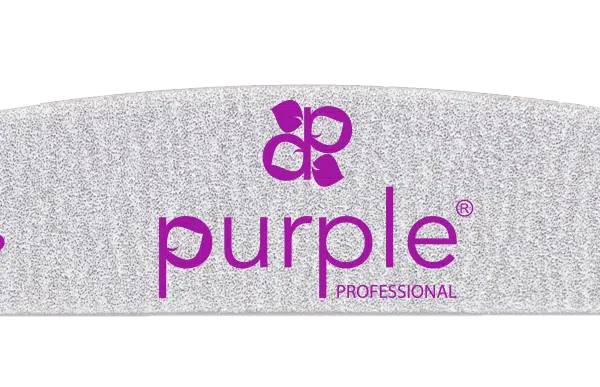 Purple Professional Nail File Moon 150/180 Japanese Paper (P3006)