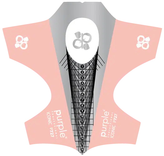 Purple Professional Sjablonen Iconic Box 100st.