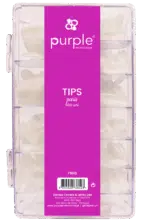 Purple Professional Tips Paris - Naturel Almond 500st. (p1613)