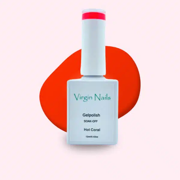 Virgin Nails Gelpolish "Hot Coral" HEMA vrij