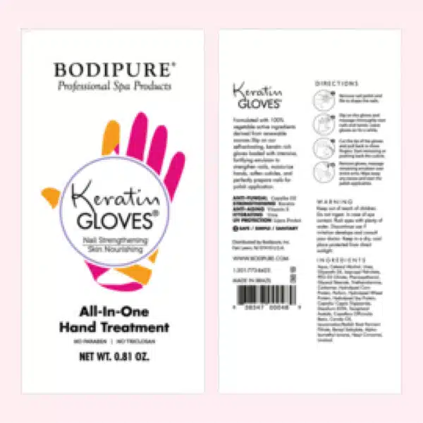 Bodipure Keratin Manicure Gloves Professional