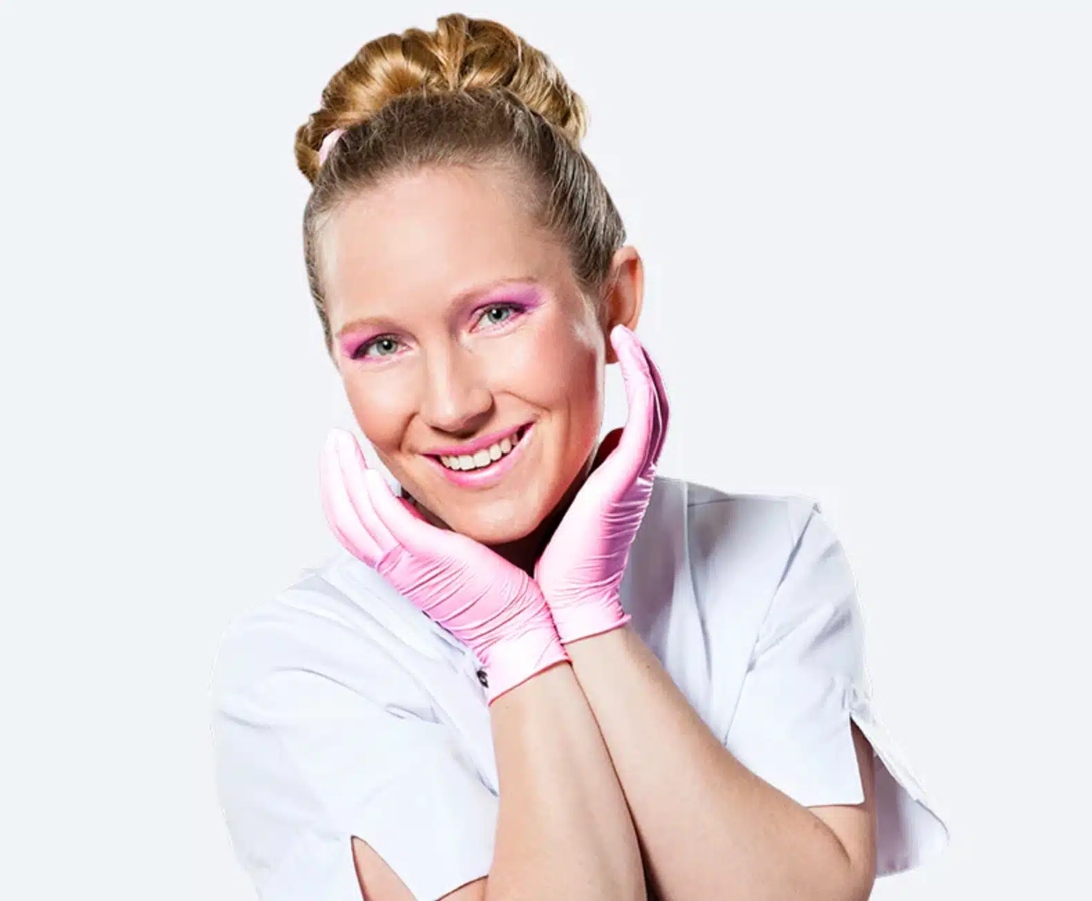 Handschoenen Soft Nitril Glamour Roze - Maat S Handschoenen Soft Nitril Glamour Roze - Maat S