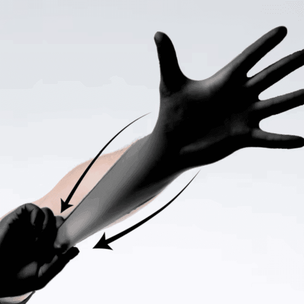 Handschoenen Soft Nitrile Premium Zwart - Maat M 100st.