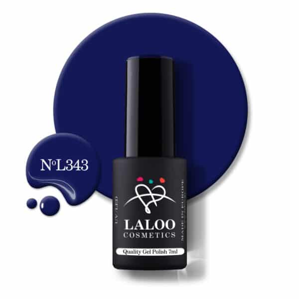 Laloo Gelpolish Dark Blue no.343 -7ml
