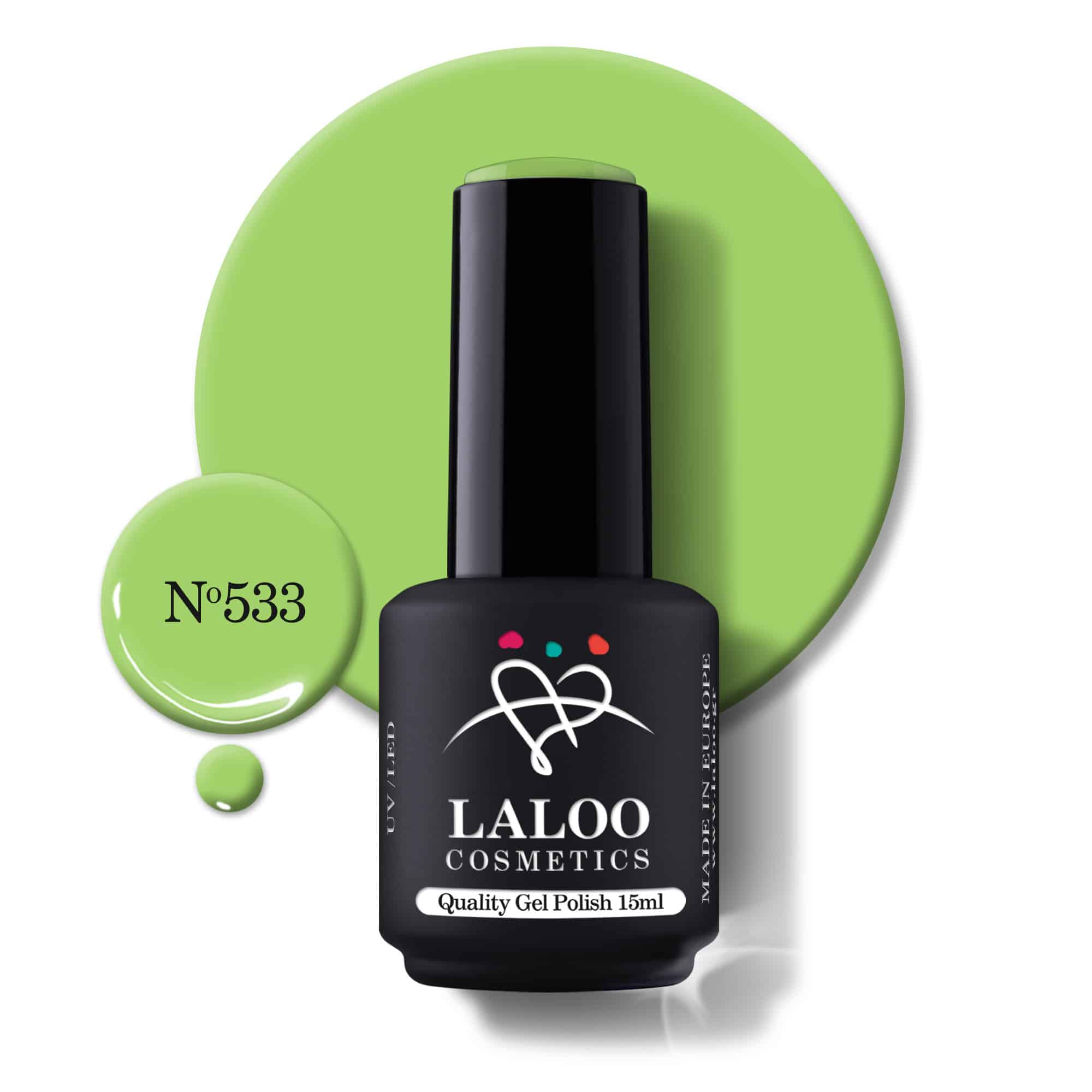 Laloo Gelpolish Jungle Green no.533 - 15ml Laloo Gelpolish Jungle Green no.533 - 15ml