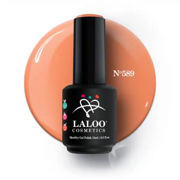 Laloo Gelpolish Peachy Bounce No.589 - 15ml