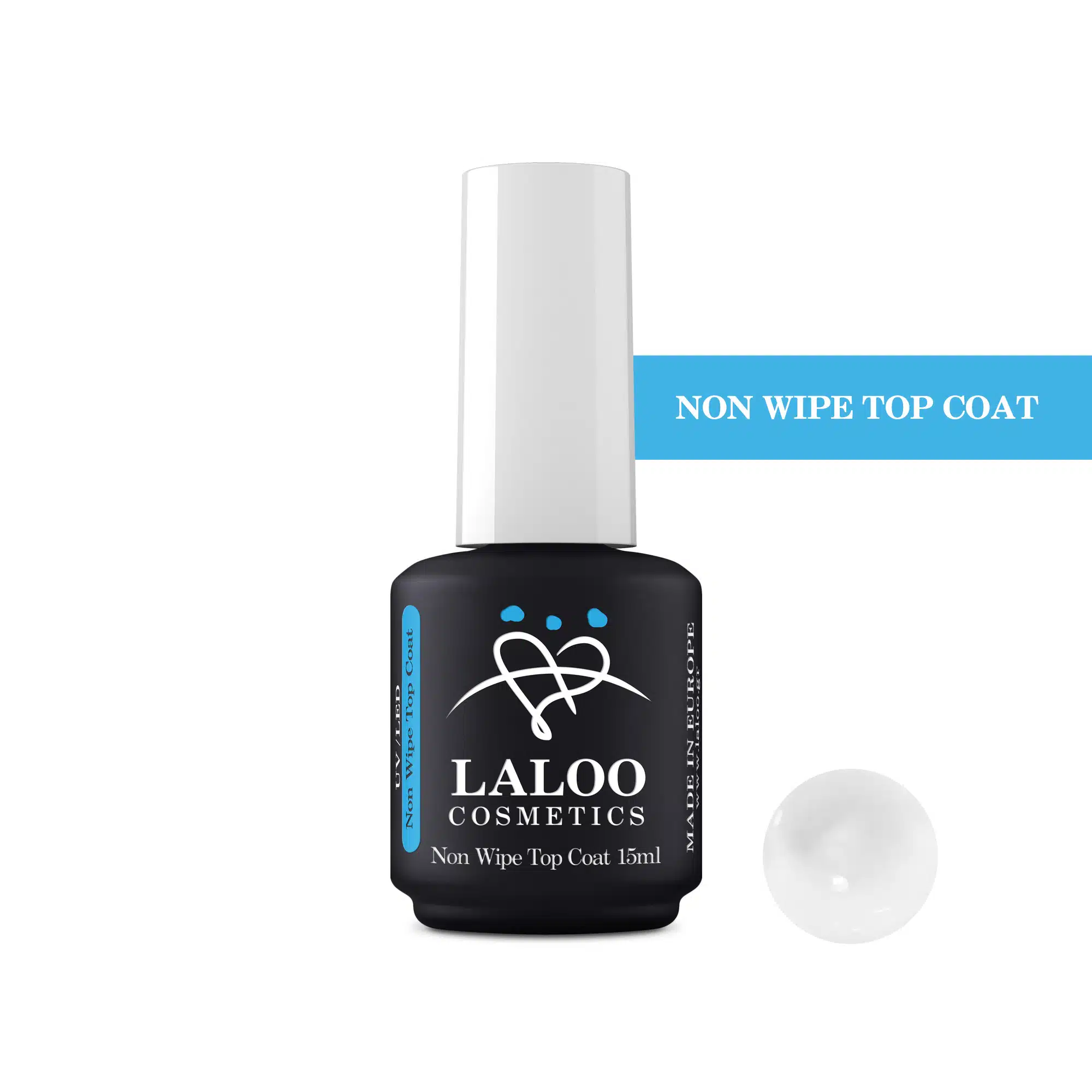 Laloo Top Coat No Wipe 15ml Laloo Top Coat No Wipe 15ml