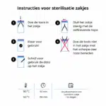 MicroSTOP sterilisatie zakjes - ECO 100 x 200mm