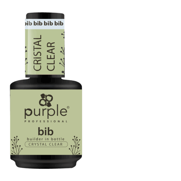 Purple Professional BIB Builder In Bottle - Crystal Clear 15ml