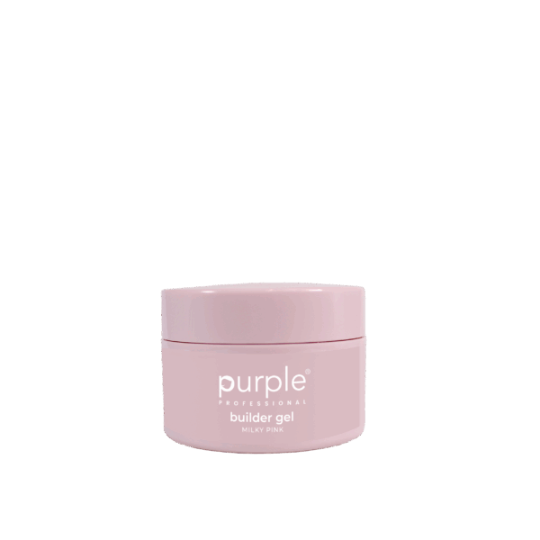 Purple Professional Builder Gel - Milky Pink 15gr.