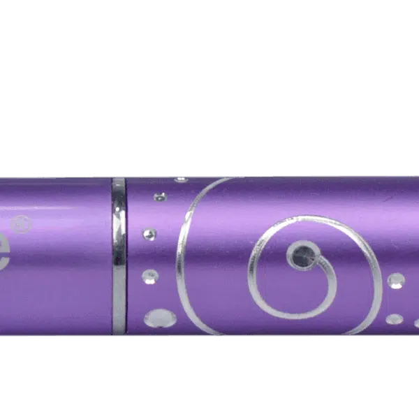 Purple Professional Nylon Oval Gel & Acrygel Brush #8 (metalen handle) (P577)