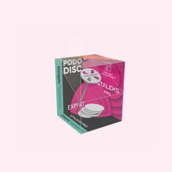 Staleks Langwerpige Pododisc EXPERT S incl. wegwerp vijlen 180 grit 5st/15mm (PDLSET-15)