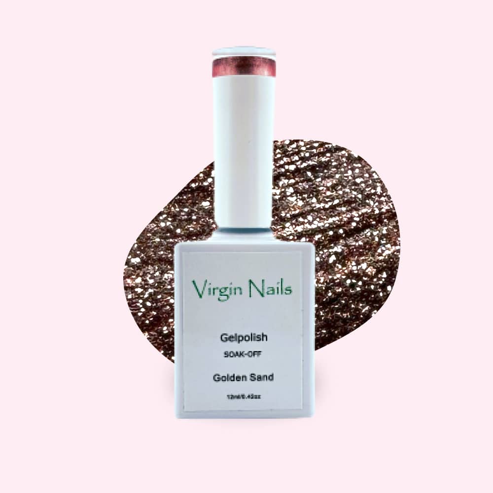 Virgin Nails Gelpolish "Golden Sand" HEMA vrij Virgin Nails Gelpolish "Golden Sand" HEMA vrij