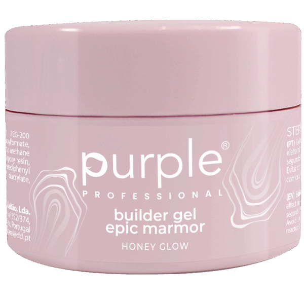 Purple Professional Builder Gel Marmor Honey Glow 15Gr (P2707)