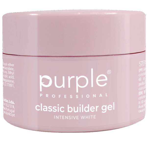 Purple Professional Classic Builder Gel Intensive White 15G (P2741)