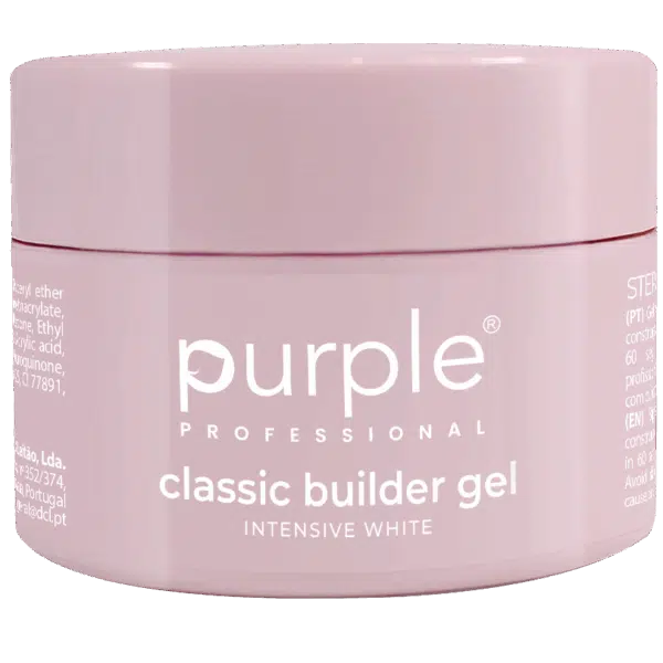 Purple Professional Classic Builder Gel Intensive White 15G (P2741)