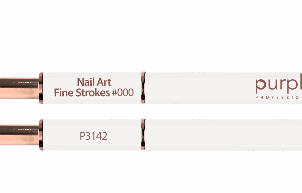 Purple Professional Nail Art Penseel Fineliner #000 (Nylon) (P3142)