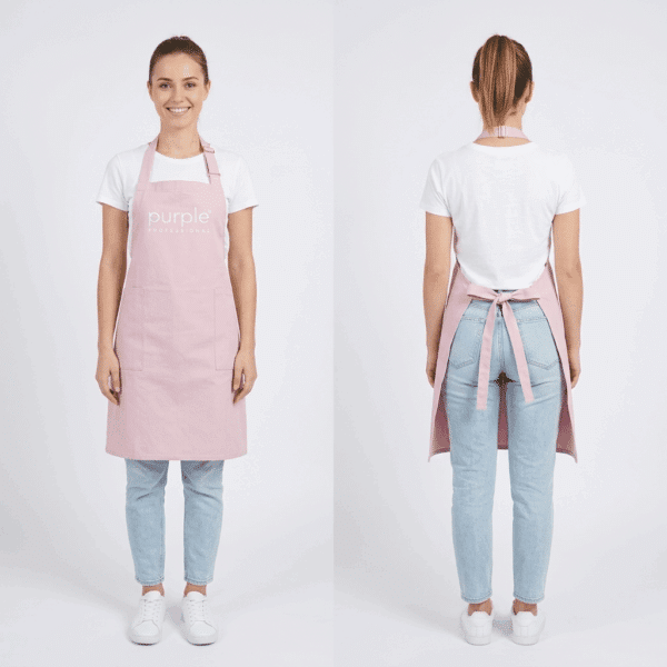 Purple Professional Luxury Apron - Model 1
