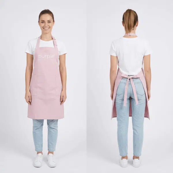 Purple Professional Luxury Apron - Model 1