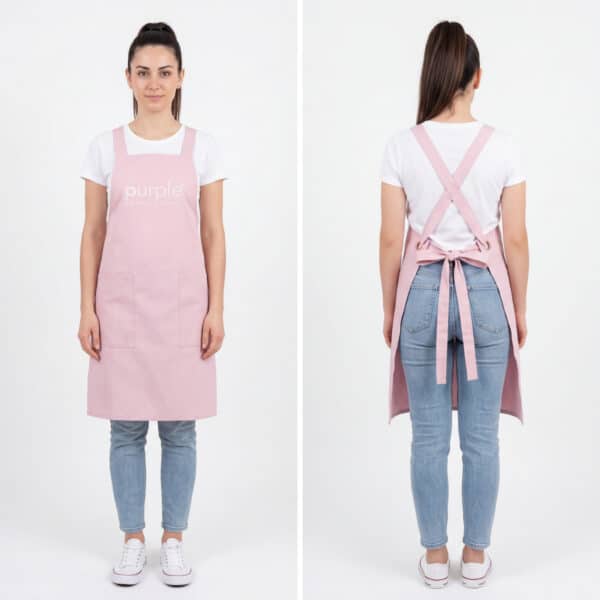 Purple Professional Luxury Apron - Model 2