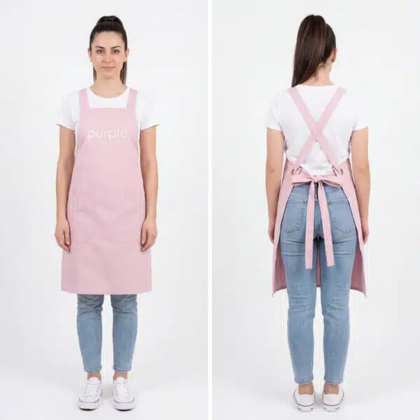 Purple Professional Luxury Apron - Model 2