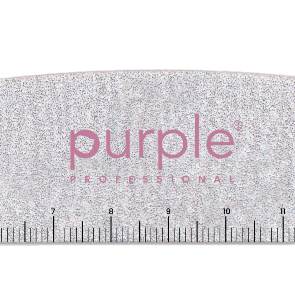 Purple Professional Nail File Kit Moon 100/180 Japanese Paper 10st. (P3112)