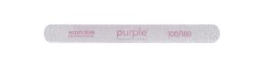 Purple Professional Nail File Kit Thin Straight 100/180 Japanese Paper 10st. (P3119)