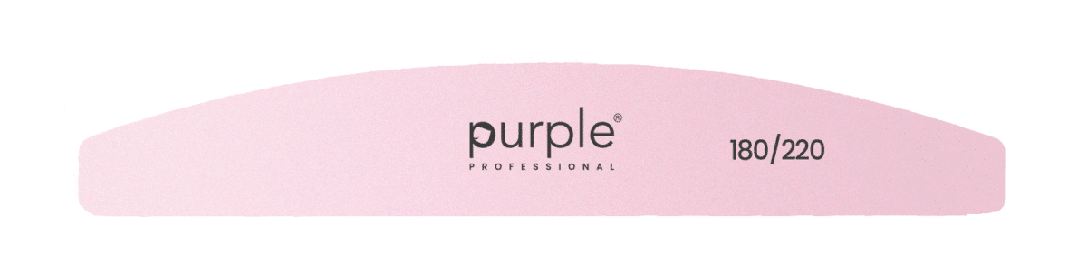 Purple Professional Nail File Moon Mix Kit 10st. (P3120)