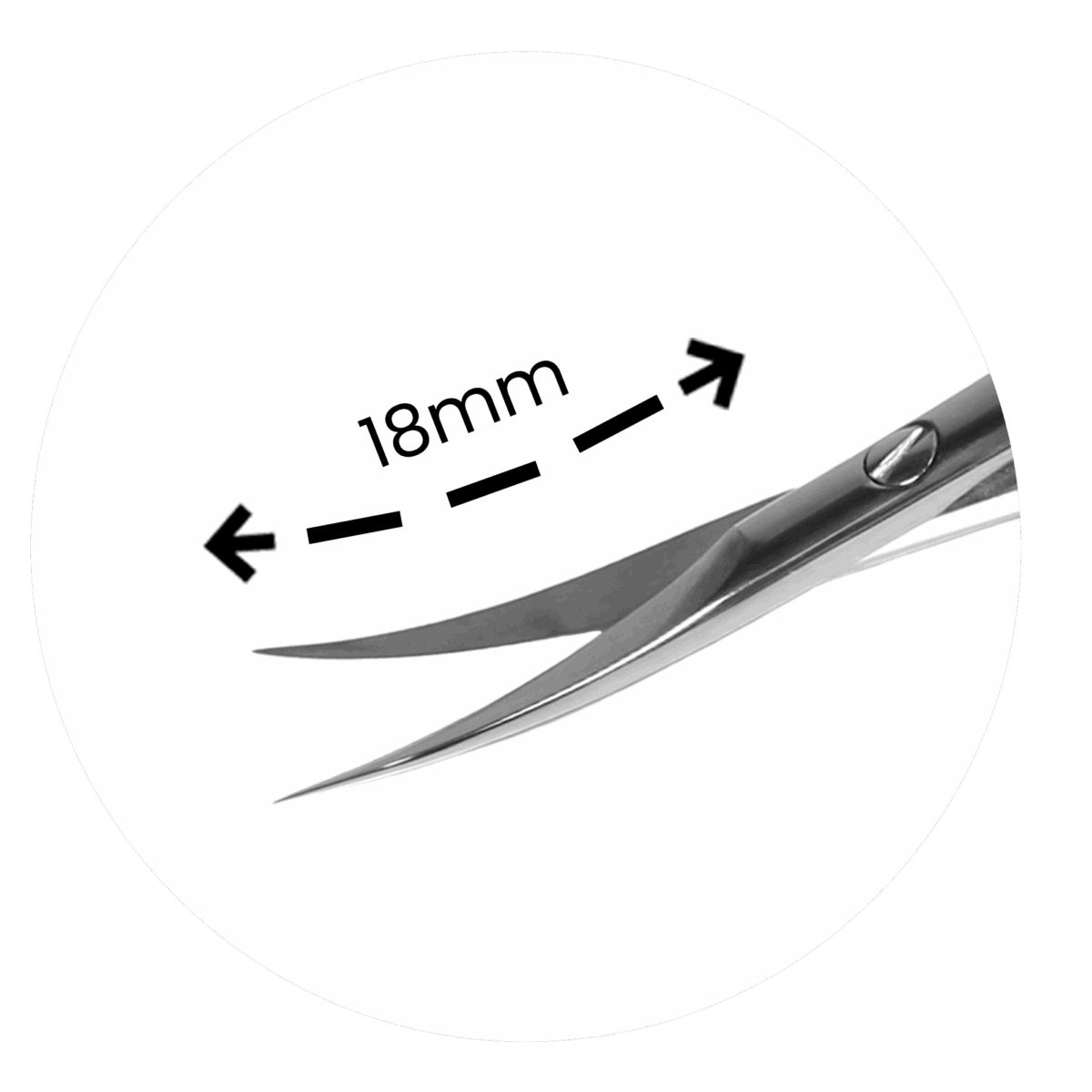 Purple Professional Premium Cuticle Micro Scissor 006/119mm (P5016)