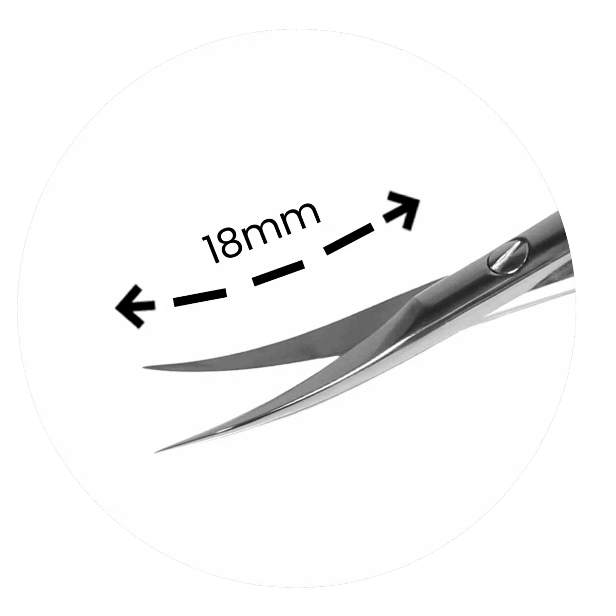 Purple Professional Premium Cuticle Micro Scissor 006/119mm (P5016)
