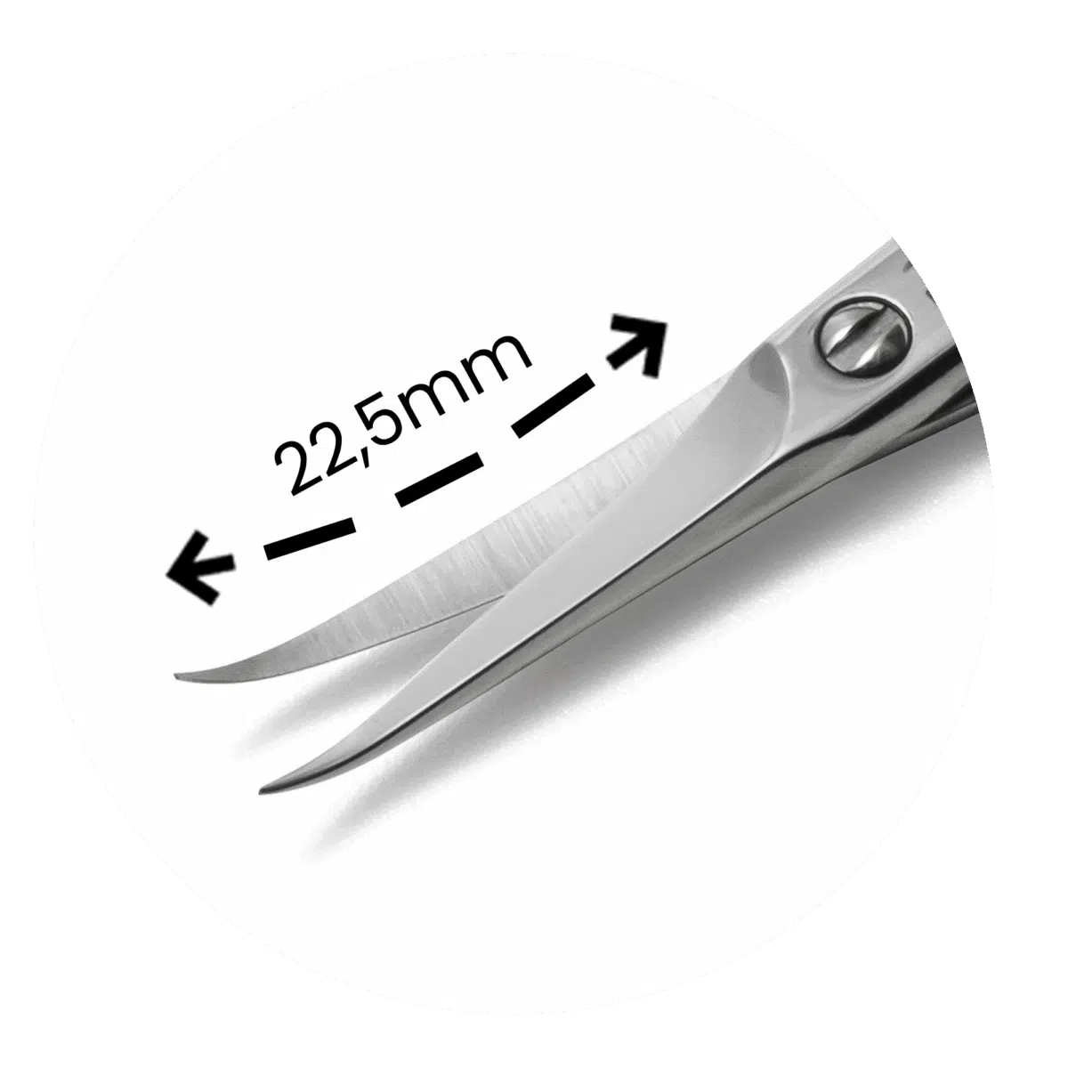 Purple Professional Premium Cuticle Scissor 005/95mm - Hooked Tip 22,5mm (P5038)