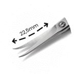 Purple Professional Premium Cuticle Scissor 005/95mm - Hooked Tip 22,5mm (P5038)