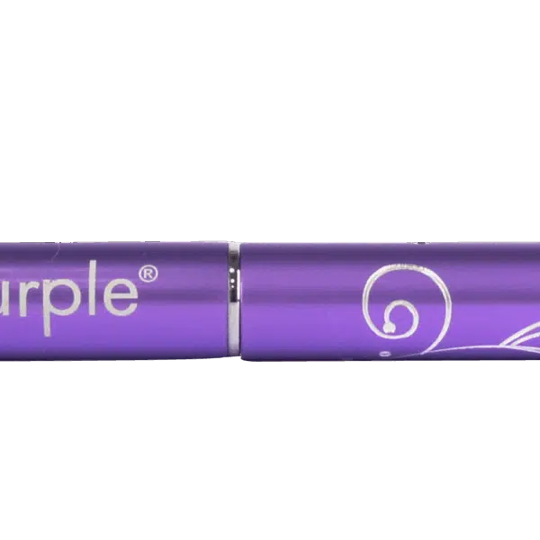 Purple Professional Nylon One Stroke Penseel XS 3mm/4mm (metalen handle) (P770)