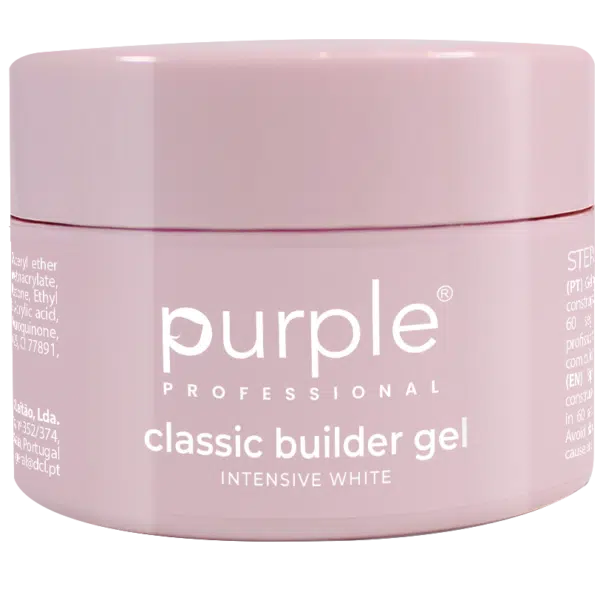 Purple Professional Classic Builder Gel Intensive White 15G (P2741)