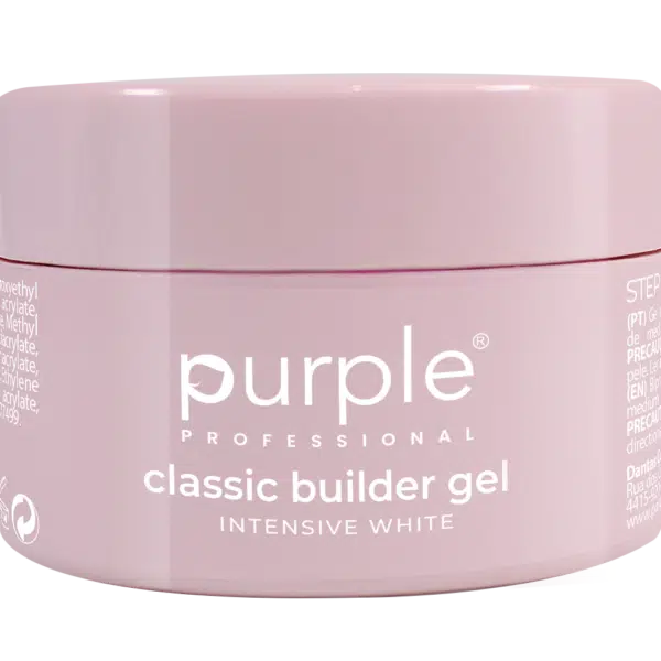 Purple Professional Classic Builder Gel Intensive White 50G (P2742)