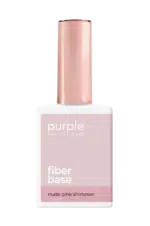 Purple Professional Fiber Base "Nude Pink Shimmer" 15ml