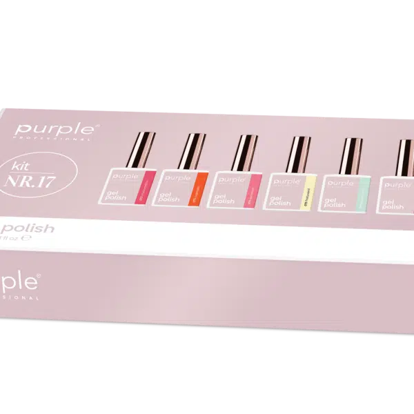 Purple Professional Kit Gel Polish 17 (P.KIT17)