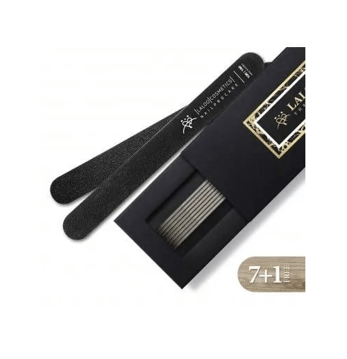 Laloo Wooden File Straight Kit 100/180 7+1 Gratis