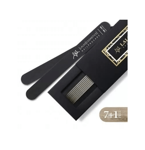 Laloo Wooden File Straight Kit 180/240 7+1 Gratis